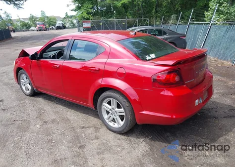 2014 Dodge Avenger Se из США, поврежденный, VIN 1C3CDZAG9EN218521